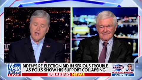 Newt Gingrich Says Biden's 'Millions' In Advertising Won't Be Able To 'Overcome' Voters 'Reality'