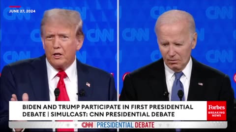 'I Really Don't Know What He Said At The End Of That Sentence'_ Trump brainquakes Biden During CNN