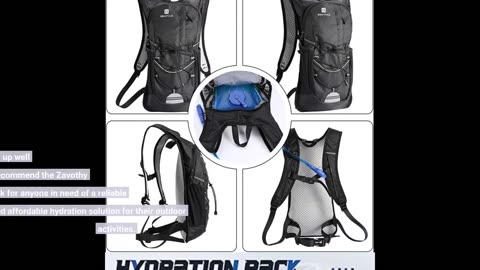Buyer Reviews: Zavothy Hydration Backpack with 2L Hydration Bladder Water Backpack for Hiking H...