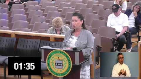 22.09.07.Bucks County Commissioners Meeting - Beth Cursio Speaks