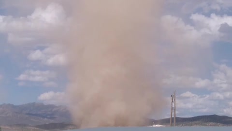Dust Devil Near Holden, Utah
