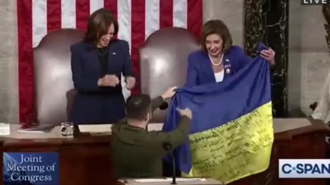 Zelensky Kisses Crazy Nancy In Cringiest Moment Yet