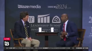 Tucker Carlson asks Tim Scott about peace in Ukraine