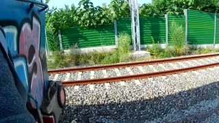 Surfing through a tunnel during signal failure in Belgrade