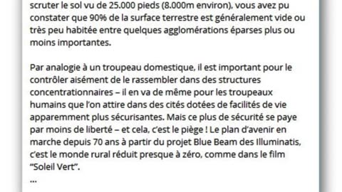 La foutaise climatique pour mieux nous esclavagiser... ici p 24 juillet 2023