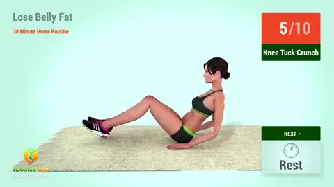 Reduce belly fat in 30 minute