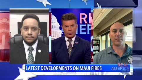 REAL AMERICA -- Dan Ball W/ Rep. Diamond Garcia & Garrett Marrero, Update On Maui Fires, 1/24/24