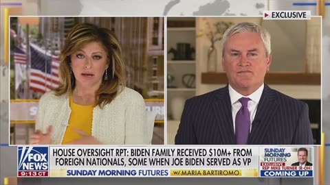 James Comer: 9 of the 10 Biden corruption witnesses are in court, in jail, or missing.