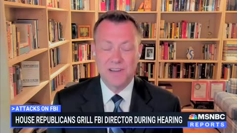 Dirty Cop Peter Strzok Who Was Fired for Bias Tells MSNBC There Is No Bias in FBI