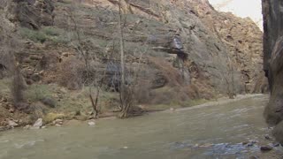 Up a canyon river