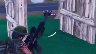 Incredible Double Kill Via Headshots in Fortnite!