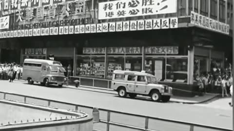 1967 Hong Kong Central Wanchai Causeway Bay bomb wave day and night!