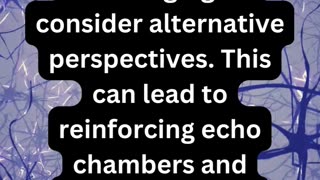 Confirmation bias leads us to seek information that confirms our existing beliefs...