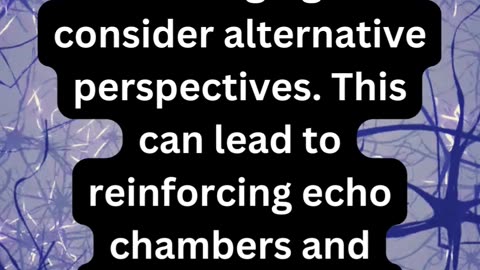 Confirmation bias leads us to seek information that confirms our existing beliefs...