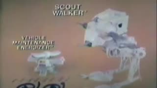 Star Wars 1981 TV Vintage Toy Commercial - Kenner Empire Strikes Back AT-ST Scout Walker