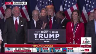 Trump South Carolina Primary Victory Speech 2/24/2024 (FULL SPEECH)