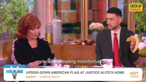 The View Host Gets DEMOLISHED by Damon Over Upside-Down Flag Narrative