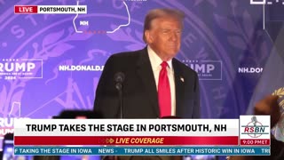 LIVE: Donald Trump Delivering Remarks in Portsmouth, NH...