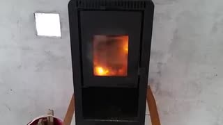 Como iniciar fogo em um calefator apos um dia de uso.