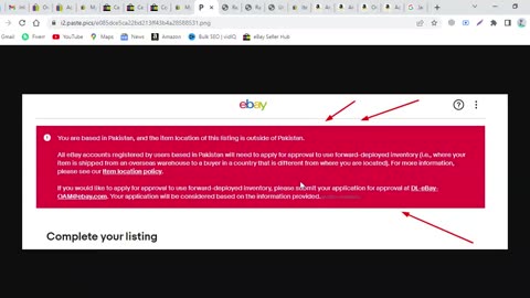 How to Fix eBay Item Location Issue | eBay Issue Fixed on All eBay Accounts