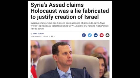 Jeff Sanow - Syria: Assad Lied, Jews Died!