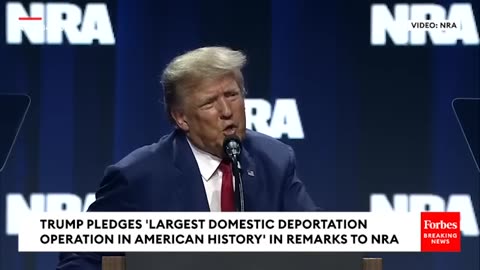 Trump Pledges To Carry Out 'The Largest Domestic Deportation Operation In American History'.