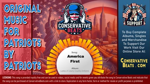 Conservative Beats - Album: Ladies of Liberty Country Anthems - Single: America First