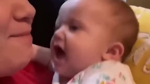 Funny babies reactions
