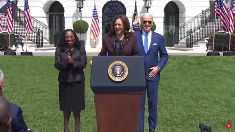 Kamala Harris wishing a good morning in the afernoon!🤣 (The Insignificance of the passage of time?)