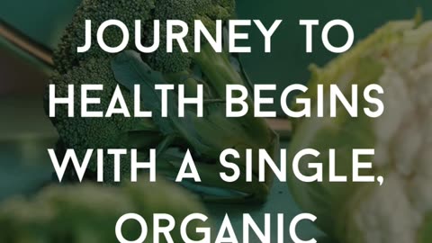 Food and Thought: Where your journey to health begins with a single, organic choice 🍏