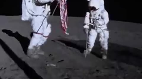 Som ET - 45 - Moon - Apollo 14 - U.S. Flag on the Moon #Shorts
