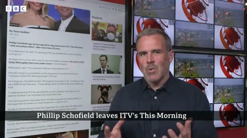 Phillip Schofield leaves ITV’s This Morning - BBC News