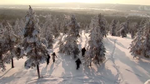 Santa Claus Village Father Christmas in Lapland Finland travel video visit Santa's Home Rovaniemi