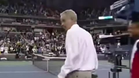 Djokovic Challenges John McEnroe To A Match! | US Open 2009