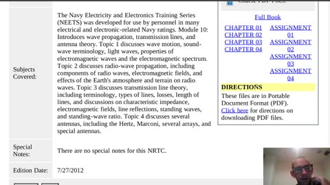 Summary of NAVEDTRA 14182A - NEETS Module 10-Wave Propagation, Transmission Lines, And Antennas