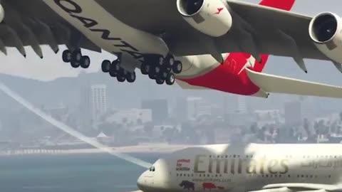 landing of aeroplane