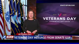 Veterans Day message from Senate GOP