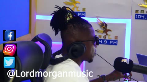 GHANAIAN MUSICIAN LORD MORGAN INTERVIEWED ON EAGLE FM — PROMOTING BE NICE TO ME MUSIC VIDEO