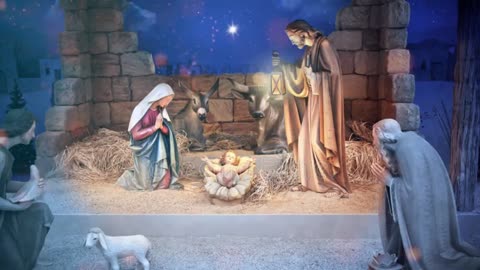 Christmas Loop Background Video HD | Christmas Jesus born | Christmas video