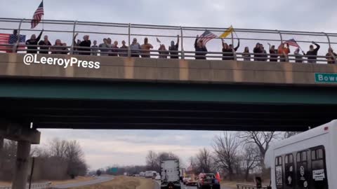Massive Convoy Leaves Hagerstown, MD for D.C.