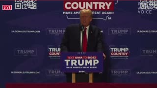 Trump takes questions