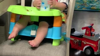 Baby Caught Laughing Hysterically