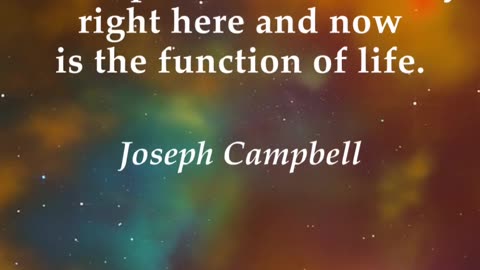 Quick thought. Joseph Campbell. #shorts
