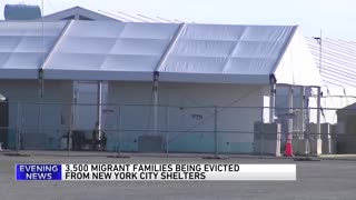 3,500 migrant families being evicted from NYC shelters