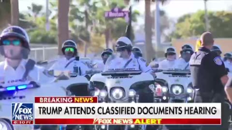 President Trump attends classified documents hearing
