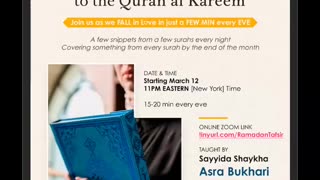 Falling in Love with the Quran Again/ Ramadan 2024