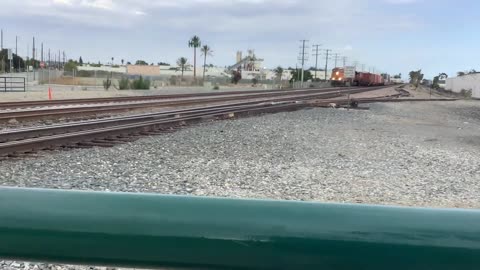 BNSF engine dpu at Fullerton