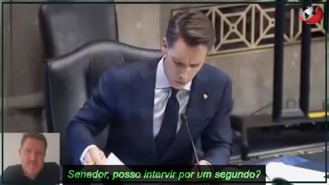 vamos ver o senador Josh Hawley criticar a testemunha de Biden por reclamar de 'delator'