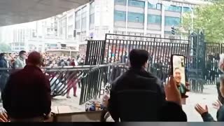 n Wuhan the anti-lockdown protesters are tearing down barricades