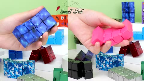Infinity Cube Sensory Fidget Toy, EDC Fidgeting Game for Kids and Adults, Cool Mini Gadget Best for